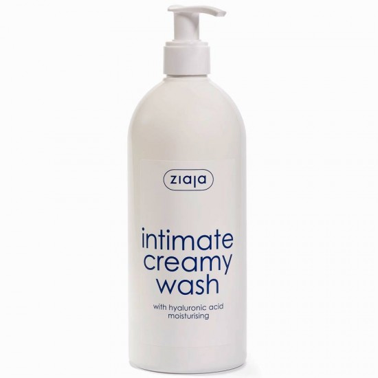 intimate care σειρα - ziaja - καλλυντικα - Intimate creamy wash with hyaluronic acid 500ml ΚΑΛΛΥΝΤΙΚΑ